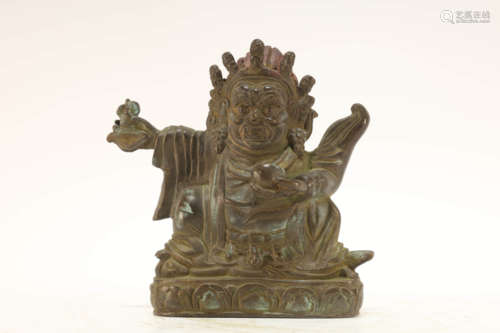 Bronze Vajra Buddhist Figure