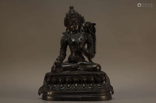 Bronze Buddhist Figure of Tara