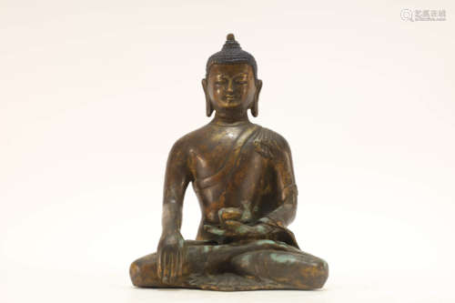 Bronze Bhaisajyaguru Buddhist Figure