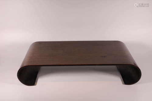 Mahogany roll down table