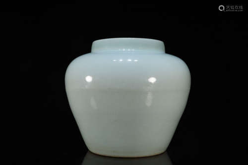 Sweet White Glazed Phoenix Large Jar