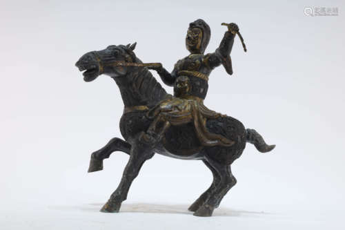 A Gilt Bronze Figure Ornament