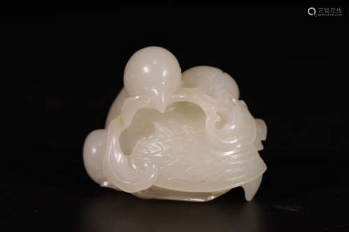 White Jade Bird ornaments