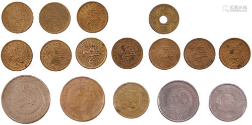 香港 QEⅡ5￠71x2, 72x2, 77x4, 78x2 共10個, 越南2003年 鎳幣x5 及...