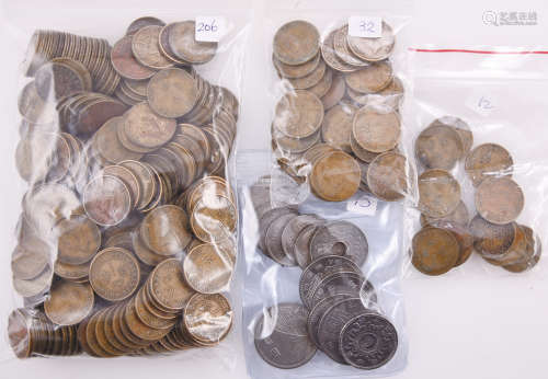 香港 KGⅥ 10￠(包括48, 49, 50年) 及 日本(昭和時期) 硬幣 共13個...
