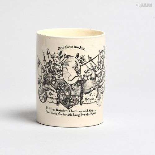 1789 GEORGE III's RECOVERY Une petite tasse cylindrique en f...