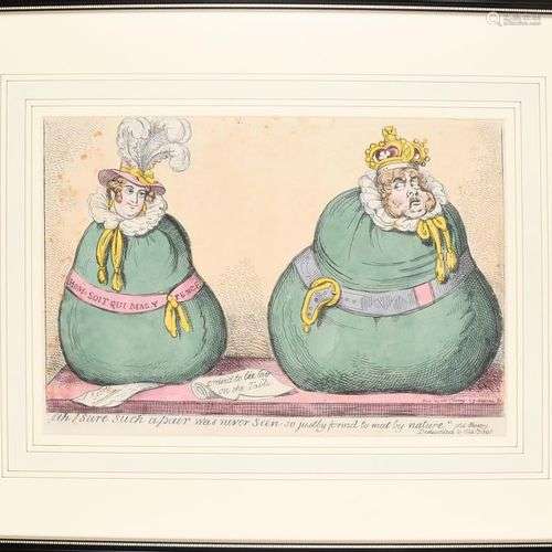 GEORGE CRUIKSHANK (1792-1878) 'Ah ! Sure Such a pair was nev...