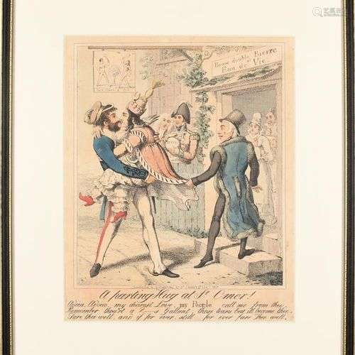 THEODORE LANE (1800-1828) 'A parting Hug at St. Omer!', 1er ...