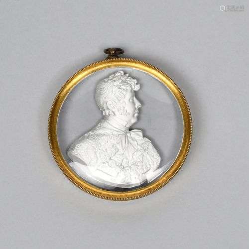 PRINCE REGENT Portrait en sulfure d'Apsley Pellatt, vers 181...