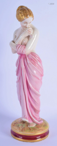 Late 19th c. Royal Worcester figure of Joy depicted as