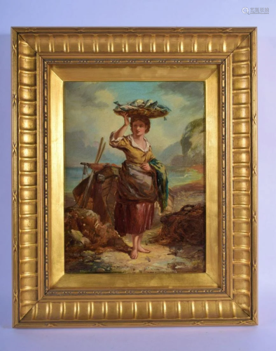 Scottish School (19th Century) Oil on canvas, Lady with