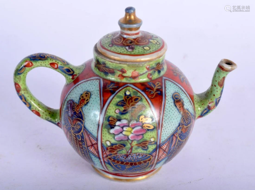 AN EARLY 18TH CENTURY CHINESE PORCELAIN CLOBBERED