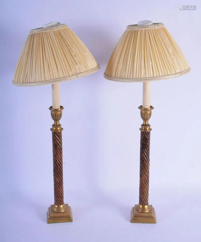 A PAIR OF ANTIQUE GRAND TOUR IMITATION STONE