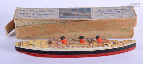 AN UNUSUAL CHAD VALLEY RMS QUEEN MARY TAKE TO PIECES