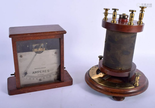 A RARE VICTORIAN IVORY AND BRASS MOUNTED SCIENTIFIC