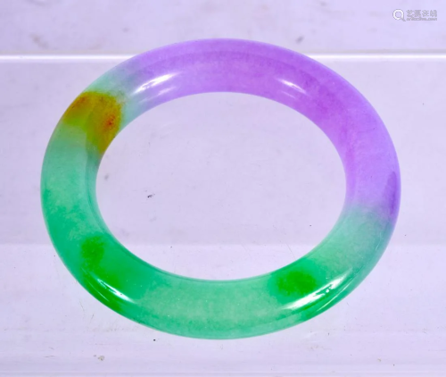A CHINESE LAVENDER JADE BANGLE 20th Century. 89 grams.