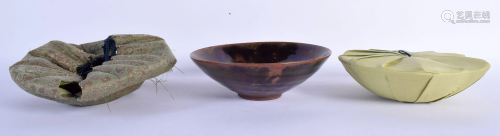 A RARE CHINESE MING DYNASTY TENMOKU GLAZED BOWL…