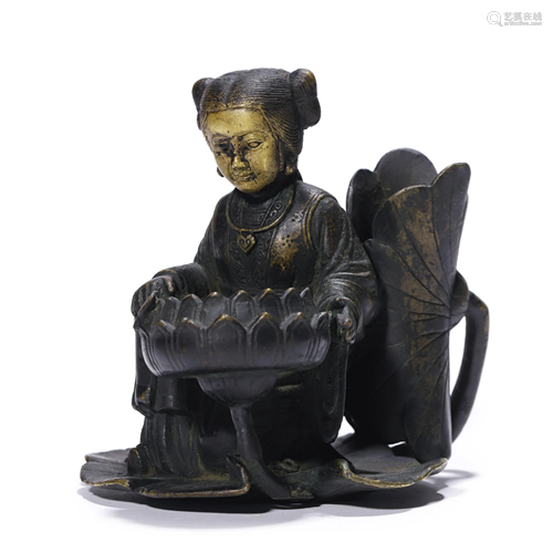 A Bronze Figure Statue