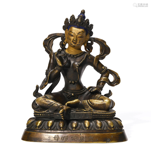 A Gilt Bronze Statue Of Buddha