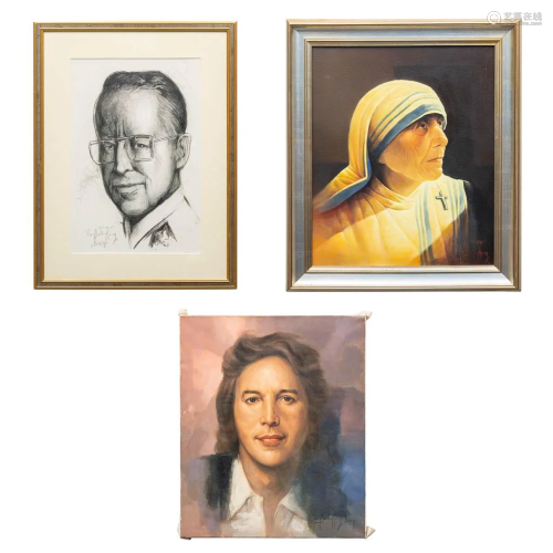 Aime VAN BELLEGHEM (1922-1996) a collection of 3
