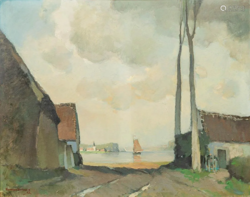Herman VERBAERE (1906-1993) 'Schellebelle' a painting