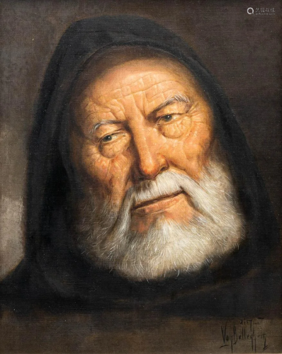 Aime VAN BELLEGHEM (1922-1996), painting of a