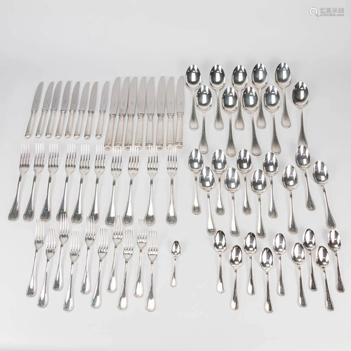 A collection of silver-plated cutlery made by