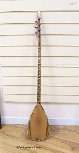 A Turkish Saz stringed instrument