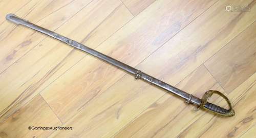 A Victorian officers sword, by Pulford & Co.