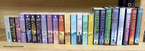 ° Twenty four Lee Child Jack Reacher novels including a firs...