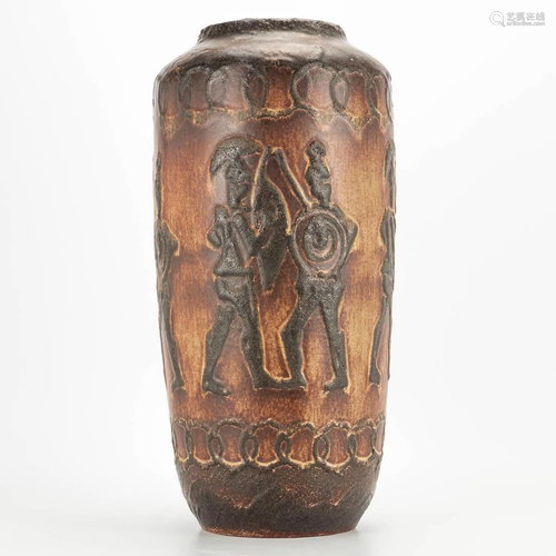 A Scheurich Lava Vase made in West-Germany with Greek