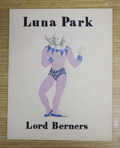 Christopher Wood (1901-1930), 'Luna Park - Lord Berners', Fa...