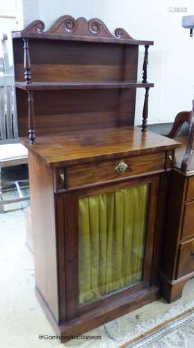 A Regency mahogany chiffonier, of narrow proportions, width ...