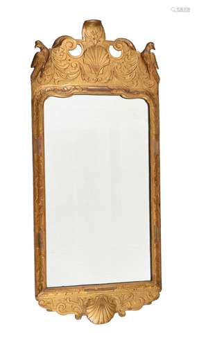 A GEORGE I GILTWOOD MIRROR,CIRCA 1720