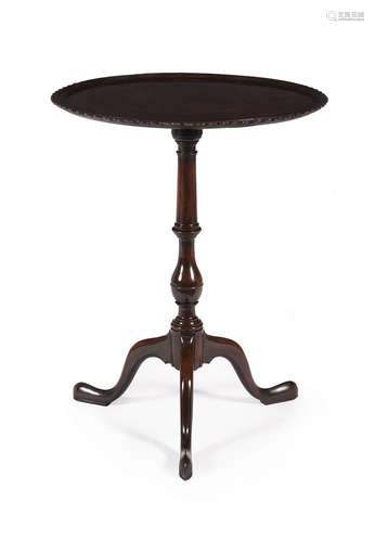 A GEORGE III MAHOGANY TRIPOD TABLE, CIRCA 1780