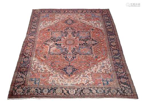 A HERIZ CARPET, approximately 410 x 323cm