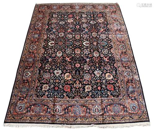 A TABRIZ CARPET, approximately 373 x 274cm