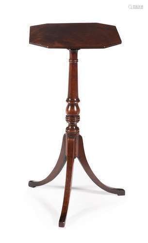 A LATE GEORGE III MAHOGANY TRIPOD TABLE, CIRCA 1810