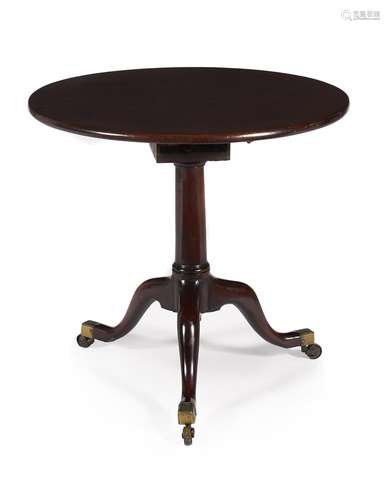 A GEORGE II MAHOGANY 'BIRDCAGE' TRIPOD TABLE, CIRCA 1750