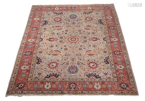 A TABRIZ CARPET, approximately 368 x 290cm