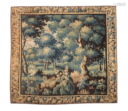 A FRANCO-FLEMISH VERDURE TAPESTRY, EARLY 18TH CENTURY