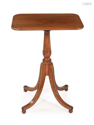 A REGENCY MAHOGANY TRIPOD OCCASIONAL TABLE, CIRCA 1815