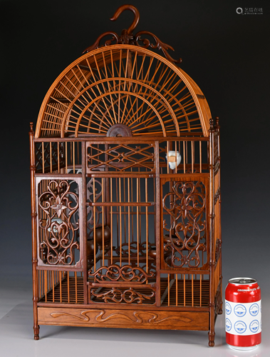 A Bamboo Bird Cage, 20th C