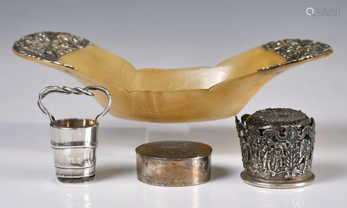 A Group Of Silver Objects