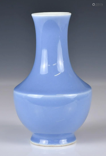 A Light Blue Glazed Vase