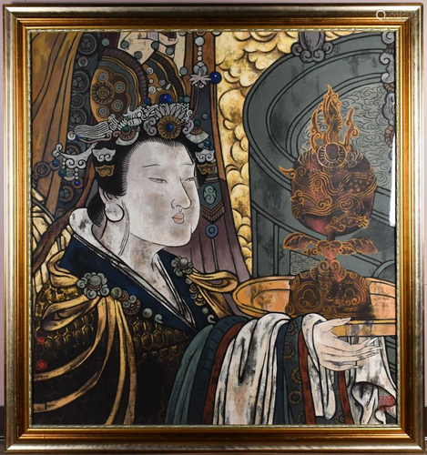 Liu Xiangping(1958 - ) Ancient Lady