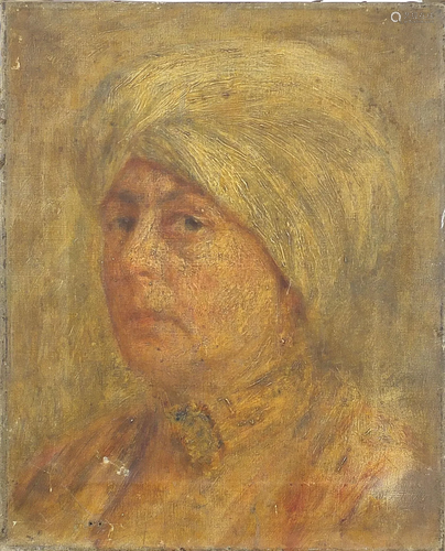 Head and shoulders portrait of a female wearing a