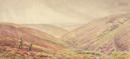 Alice Mary Hobson - Lark Coombe, Exmoor, early 20th