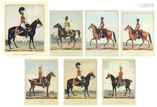 Seven British military interest prints in colour