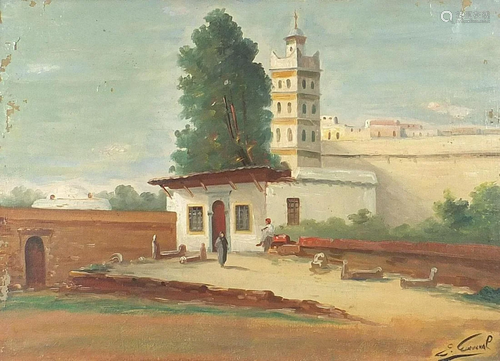 Mosque de Sidi Abdel Rahman, Alger, oil on canvas,